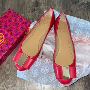 Tory Burch Kir Royale Chase Ballet – Nappa Leather sz 7.5